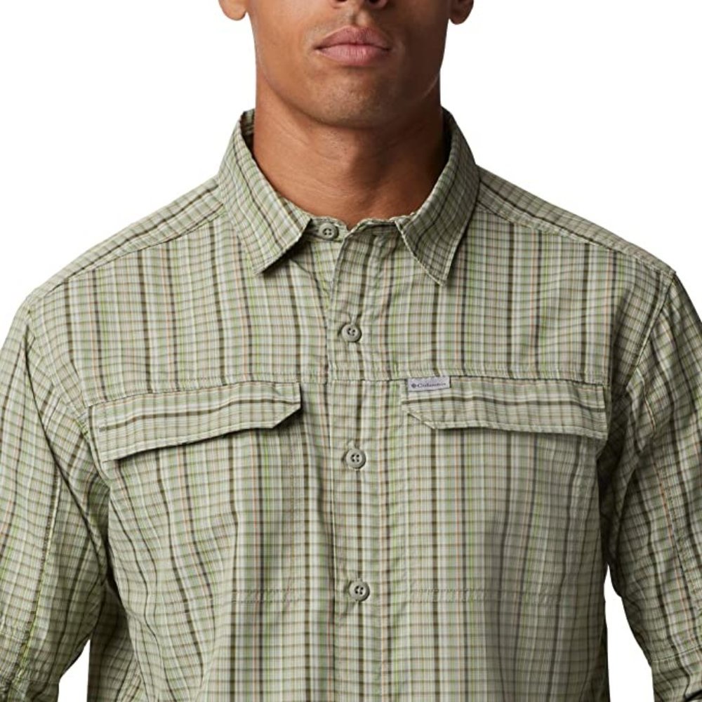 🆕Columbia Men's Silver Ridge 2.0 Plaid L/S, Safari Multi Grid, Brand NEW